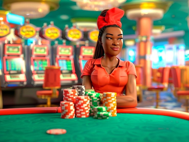 Pengguna membaca aturan gadungslot di ponsel